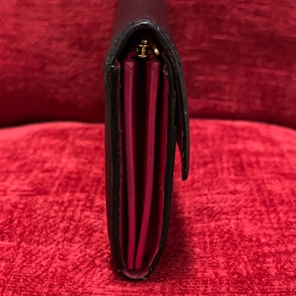 LOUIS VUITTON AUTHENTIC BLACK MATTE MULTICOLORED MONOGRAM WALLET. EUC. - Picture 8 of 9